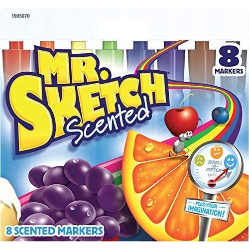Mr. Sketch 8 Scented Washable Markers - Chisel Tip