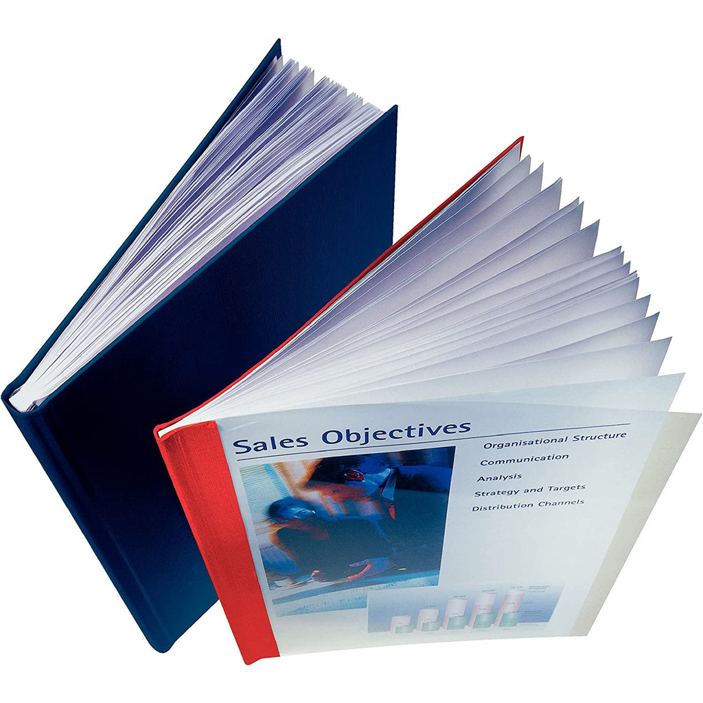 Leitz Channel Binding Covers Transparent Front & Carton Back A4 - Box ...