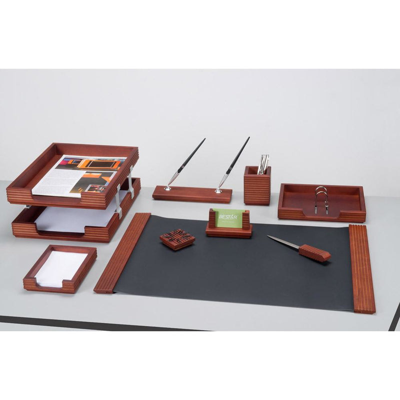 Bestar Solid Wood Desk Set - 9 pcs