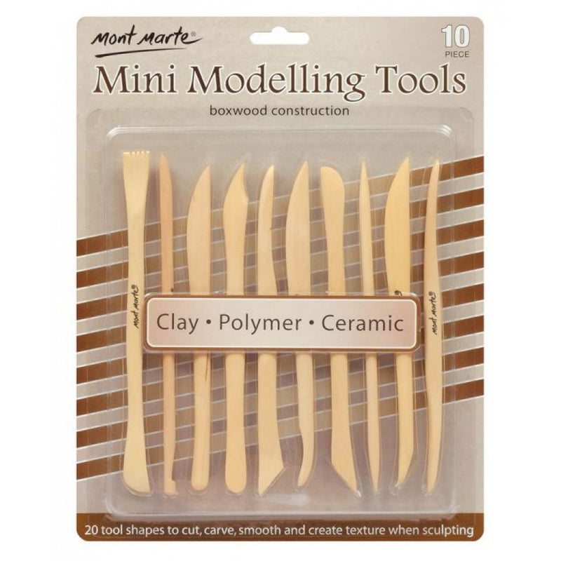 Mont Marte Mini Clay Modelling Tools / 10 Pcs.