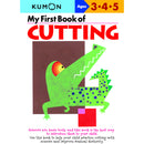 كتاب تعليمي للأطفال كومون قص الورق العمر ٣-٤-٥  سنوات باللغة الإنجليزية
