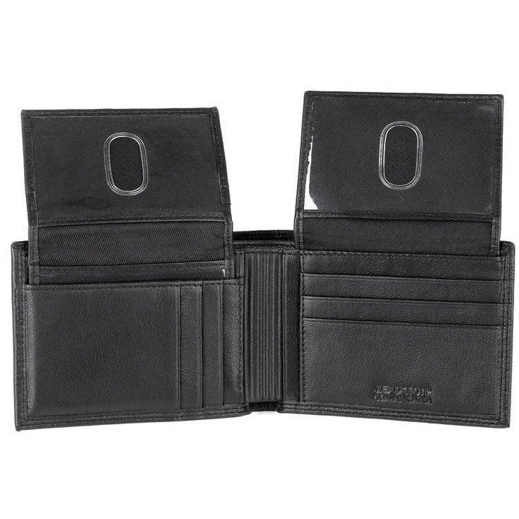 Buxton Double ID Billfold Genuine Leather Wallet