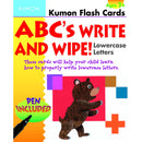 ABC's Lowercase Write & Wipe Flash Cards (Ages 2+)