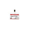 Zweckform Clip Badge Holder & Printable 60x90mm Inserts Conference Kit - 25 Badge