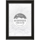IG Design Certificate Frame Wood - Black