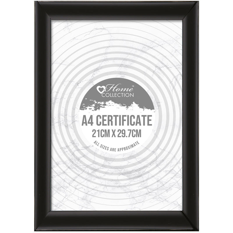 IG Design Certificate Frame Wood - Black
