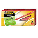 Bic Round Stic™ / Box of 12 Pens (Red)