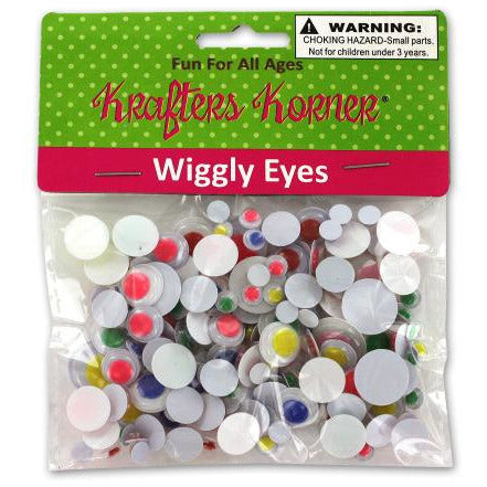 Kole Wiggly Eyes Round Color - Pack of 50