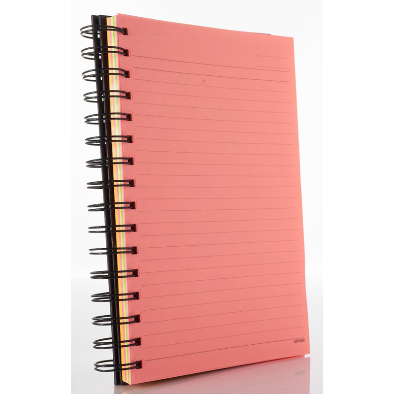 CampAp Spiral Fluorescent Notebook - A5