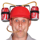 Drinking Hat with Straws - 3 Colors