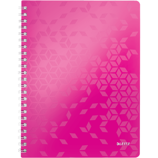 Leitz Spiral Notebook Lined 80 Sheets PP Cover A4