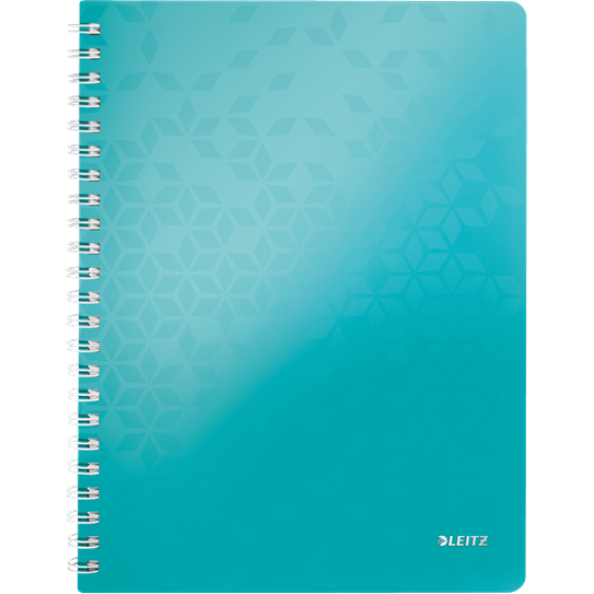 Leitz Spiral Notebook Lined 80 Sheets PP Cover A4