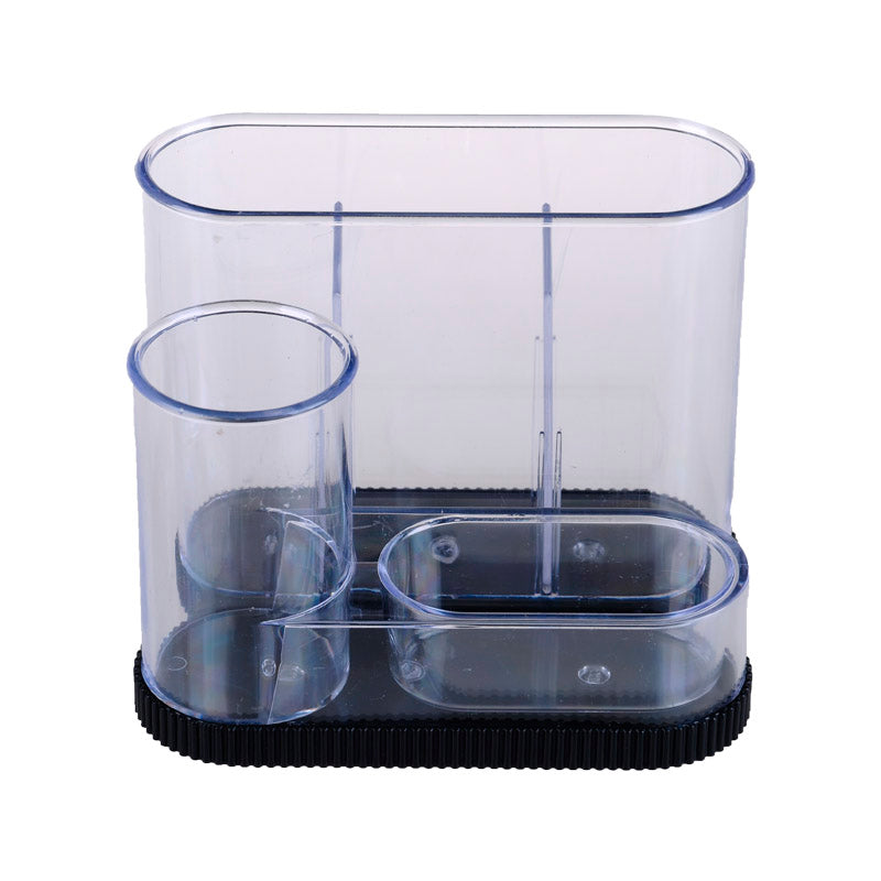 Usign Acrylic Stationery Cup Holder - Transparent Smoke