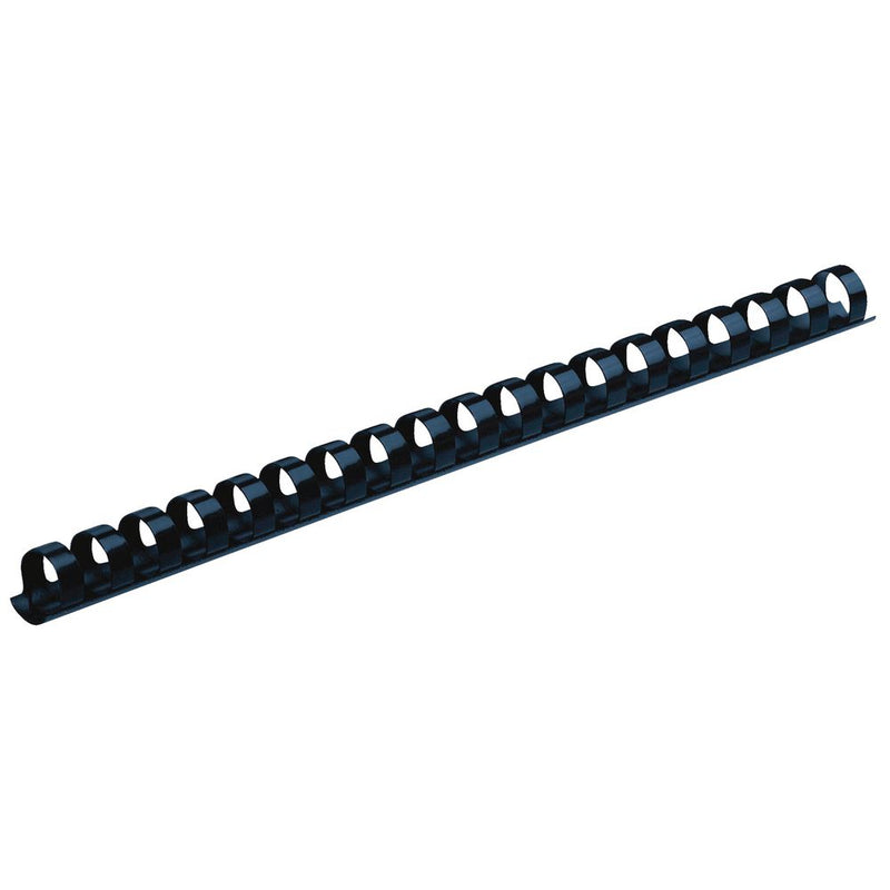 Black Spiral Binding Combs - Box of 100