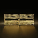 Bi-Office 19mm Characters for Letter Grooved Boards - Gold Numbers