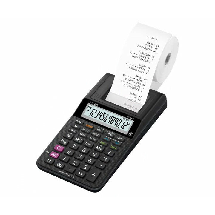 Casio Desk Printing Calculator with Paper Roll -  HR-8RC