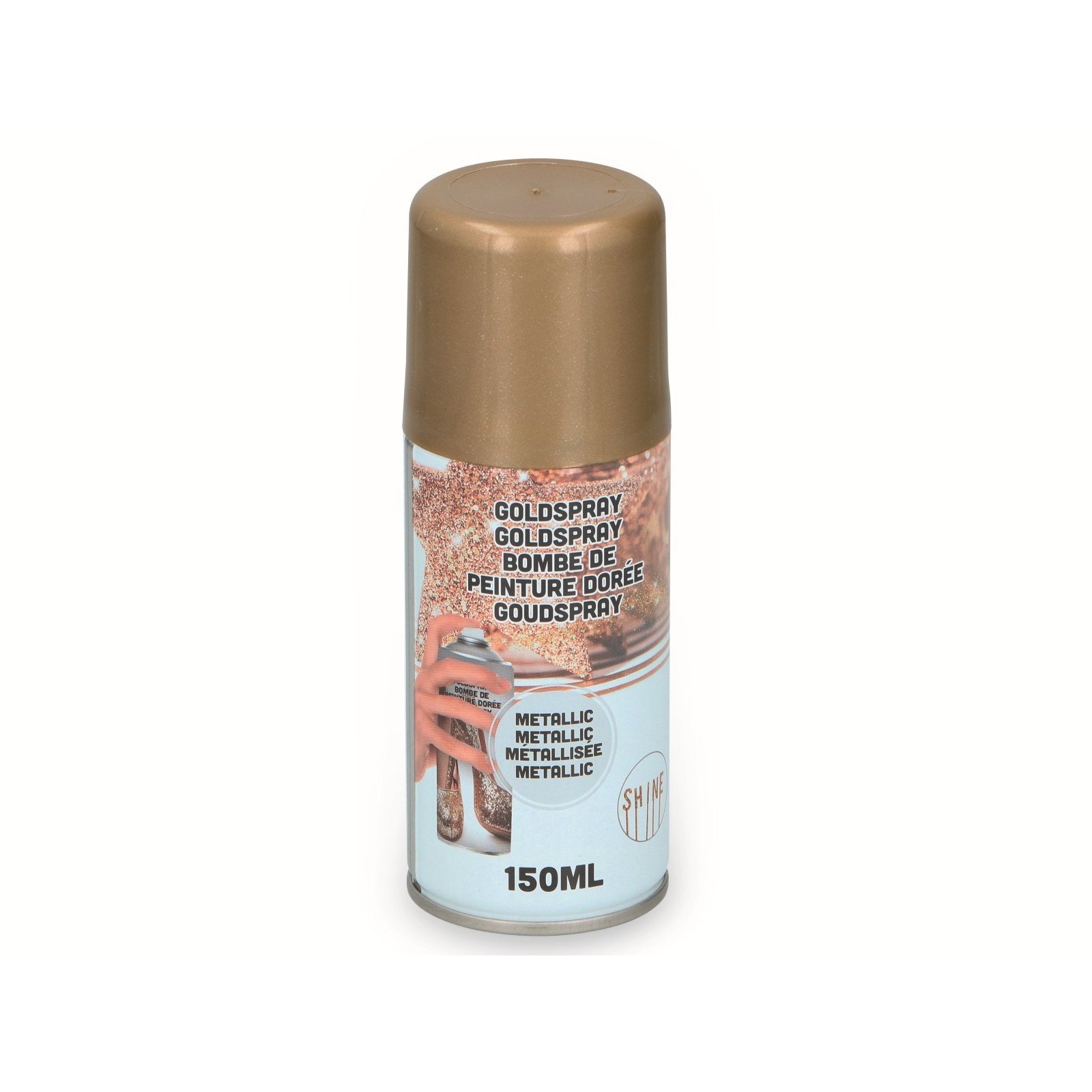 Metalic Gold Spray 150 ml - Shiny