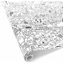 IG Design Group Colour-In Doodle Paper Roll 50cm x 8 Meter