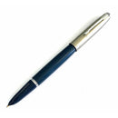 Parker 21 Vintage Aerometric Blue CT Fountain Pen - MINT Condition