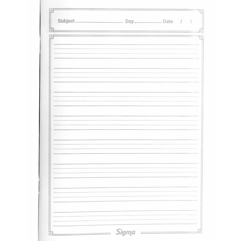 Sigma English Copybook – Istiklal Library