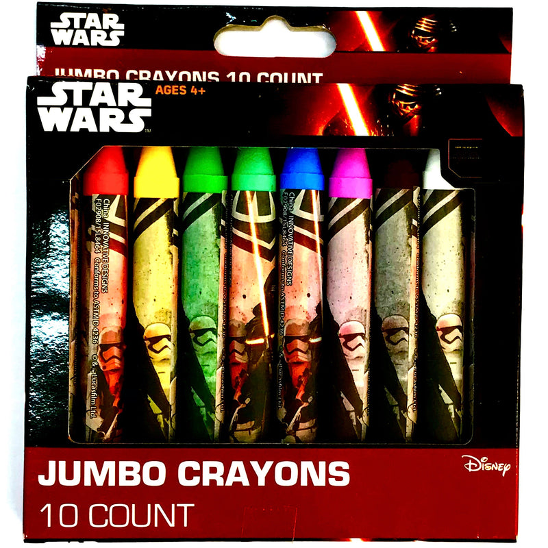 UPD StarWars Jumbo Crayons - Pack of 10