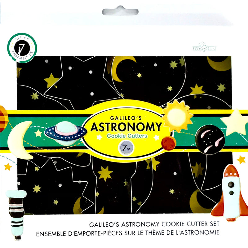 Fox Run Galileo's Astronomy Cookie Cutter Set - Pack of 7