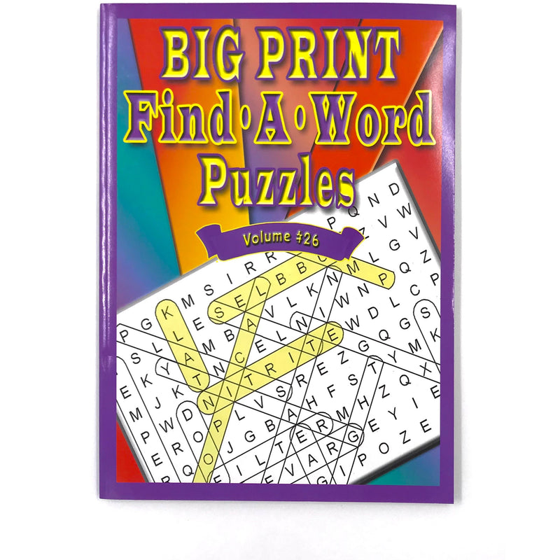 Vision St. Publishing Find a Word BIG PRINT Puzzle Book