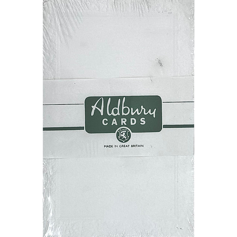 Vintage Aldbury Plain Invitations Cards 240g Card Stock 179x115mm - Pack of 50
