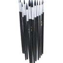 Paint Brushes Assorted Sizes Economy Pack Special Offer - Pack of 12