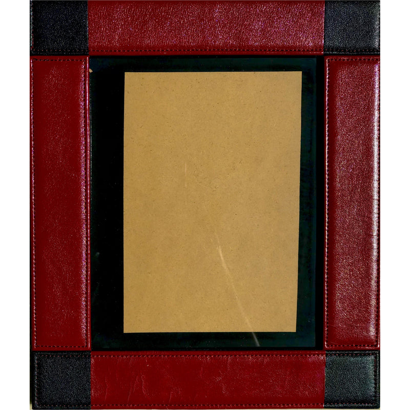 Leather-Style 20x25 cm Desk Photo Frame