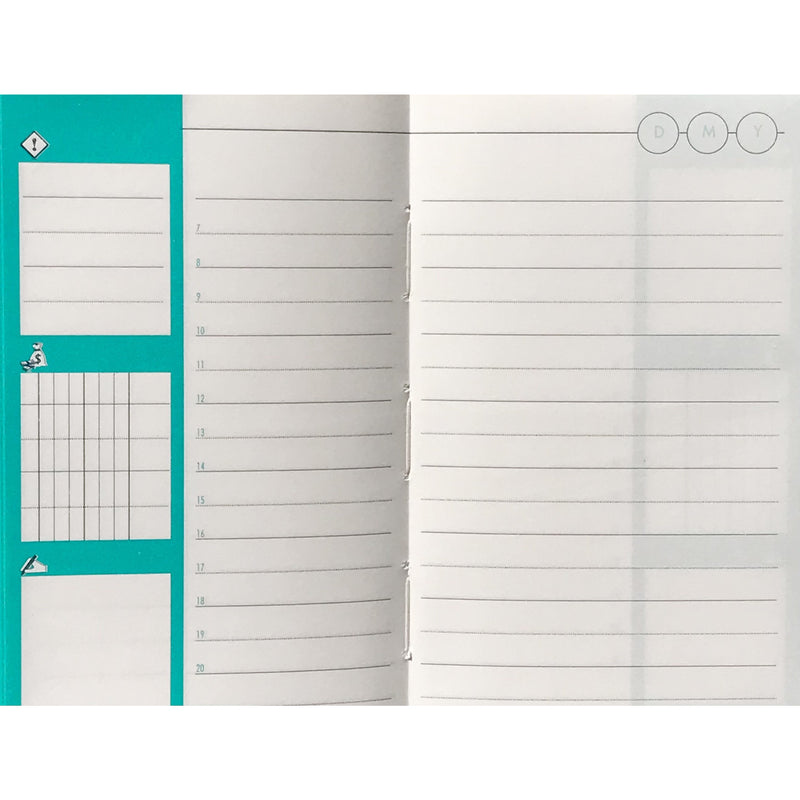 A5  دفتر يوميات مع مطاطة ٧٠غم قياس  سعة ١٢٠ ورقة 