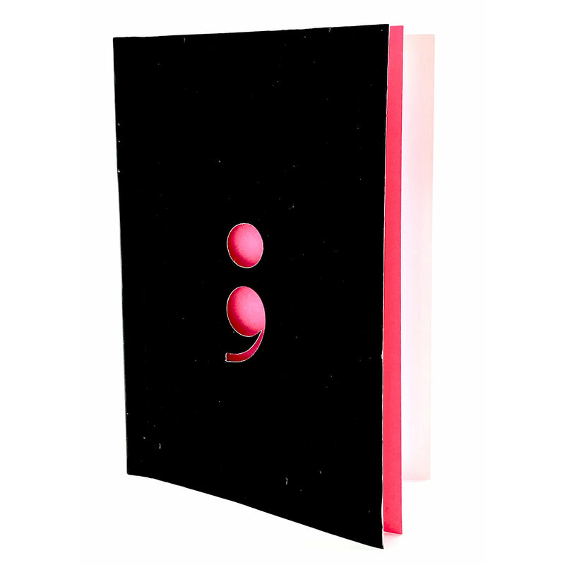 Inspira Punctuation A6 Softcover Plain Notebook 96 Sheets