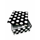 Eurowrap Black Polka Dots Square Gift Box