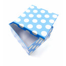 Eurowrap Blue Polka Dots Square Gift Box