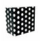 Eurowrap Black & White Polka Dots Square Gift Box