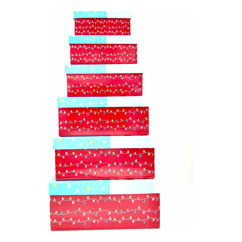 IG Design Christmas Oblong Gift Box with Lid