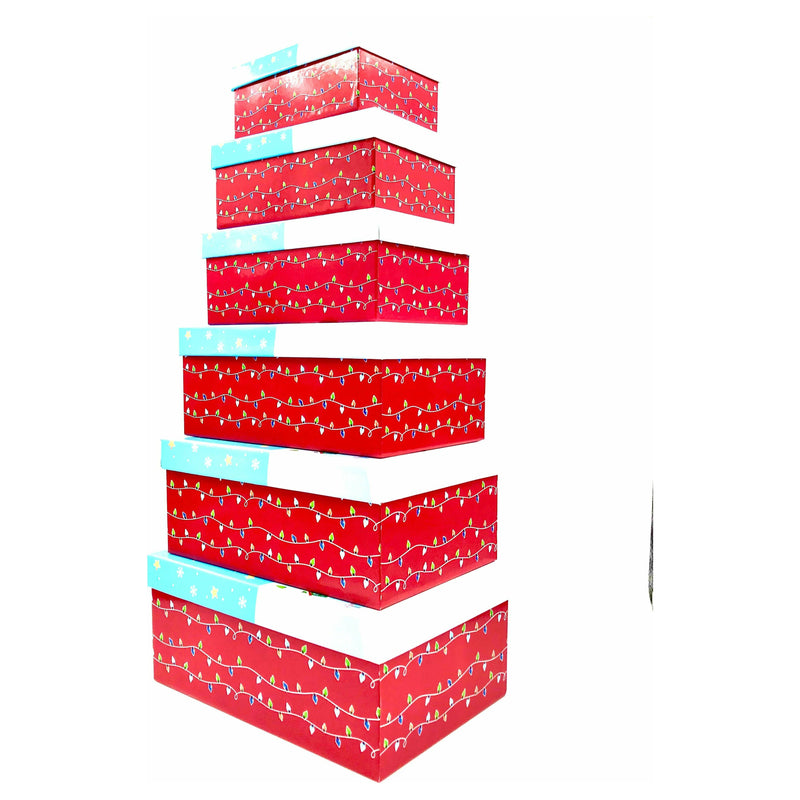 IG Design Christmas Oblong Gift Box with Lid
