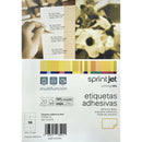 Sprintjet Multifunction Adhesive White A4 Labels - 20 Sheets