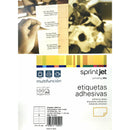 Sprintjet Multifunction Adhesive White A4 Labels - 100 Sheets