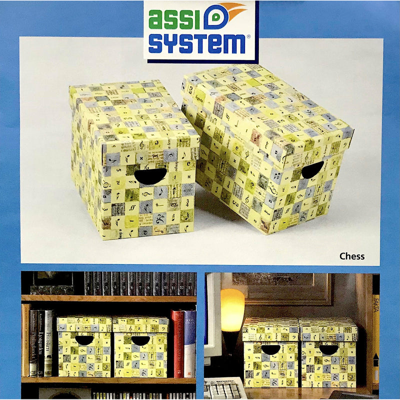 Assi System Chess Storage Box 26.5x16.5x18.5 cm - Pack of 1