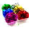 Retro Holiday & Party Decoration Coloured Foil Balls -  Pack of 6
