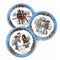 Sweet Christmas Large Luncheon Paper Plates 23cm - Pack of 12