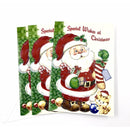 3 Christmas Glitter Cards with Envelopes - Pack of 3