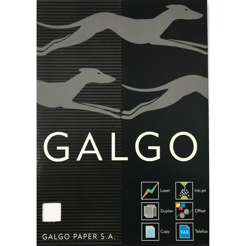 Galgo Linen White 90g  Embossed Paper A4 - Pack of 100 Sheets