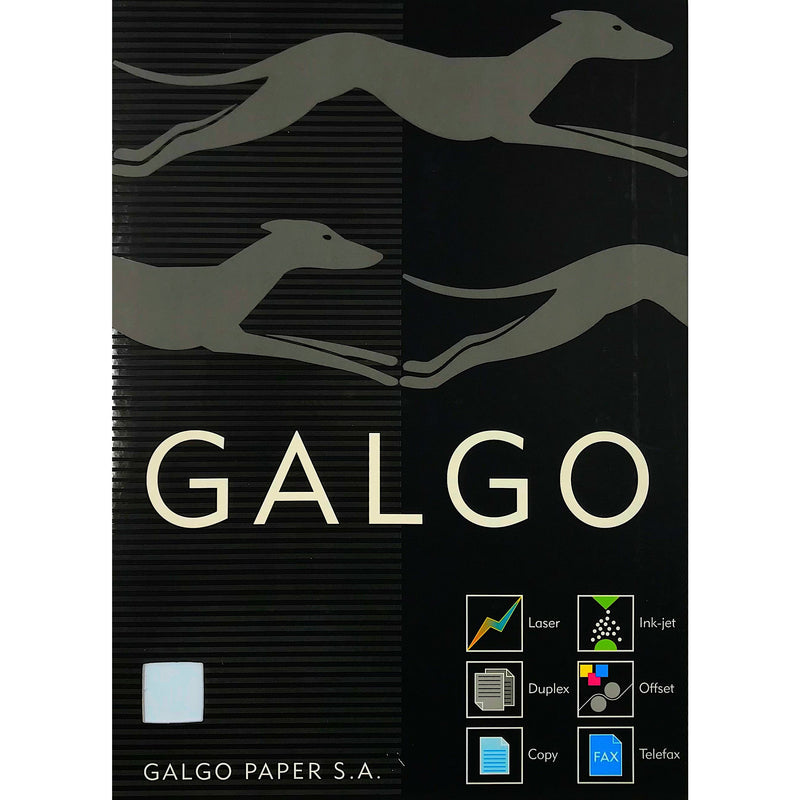 Galgo Laid Sky Blue Water-Marked 100g Paper A4 - Pack of 100 Sheets