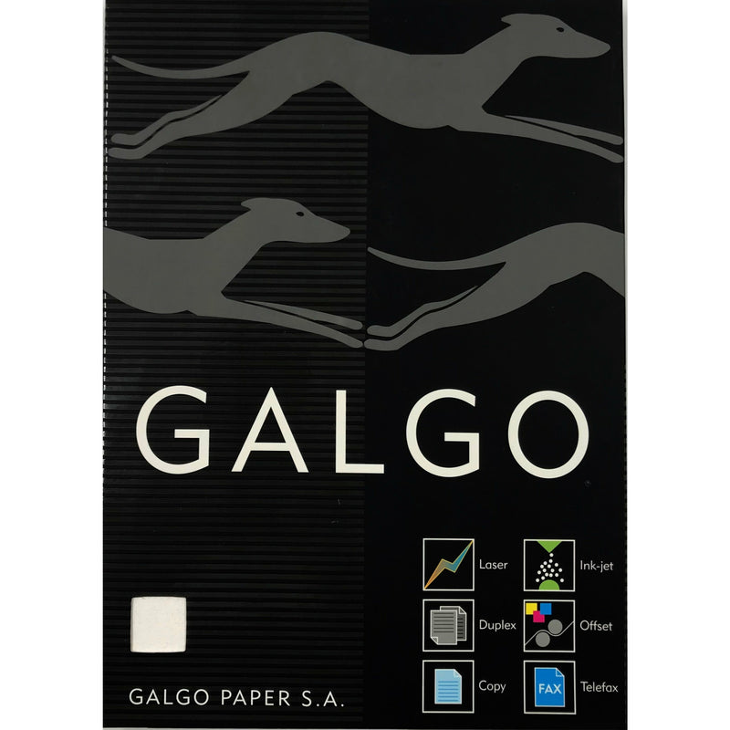 Galgo Laid Chalk Natural Fibre Water-Marked 120g Paper A4 - Pack of 100 Sheets