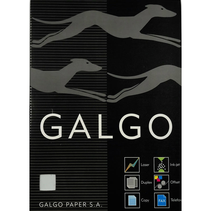 Galgo Smooth Ash Natural Fibre 120g Paper A4 - Pack of 100 Sheets