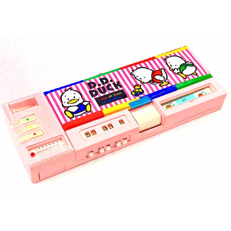 Melody Retro D.D. Duck Push Button Pencil Case 24x9x3 cm  - 3 Multi-Function Buttons