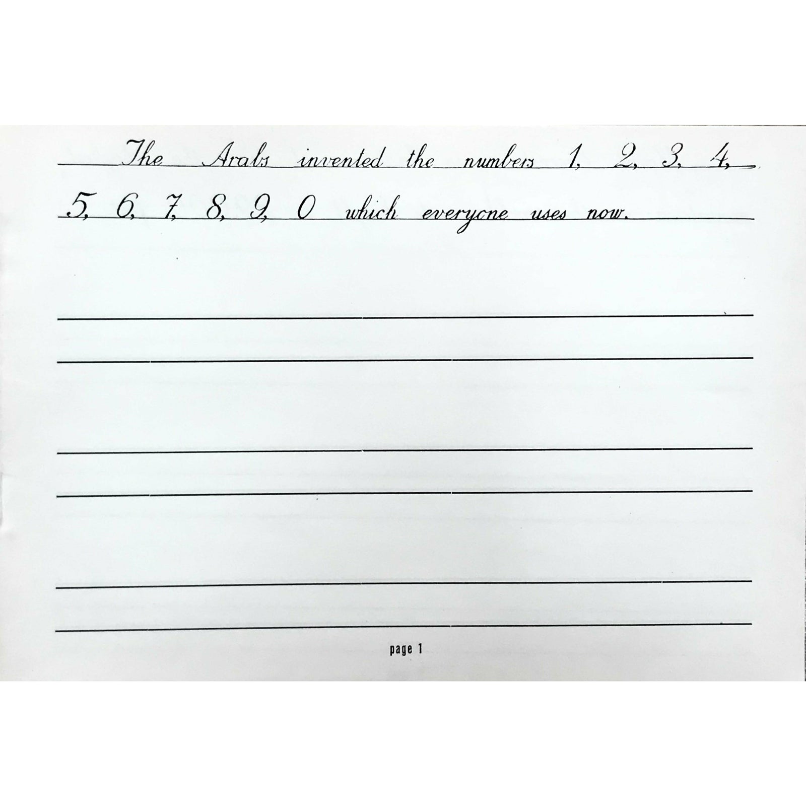 English Cursive Hand Writing Package By Abdul Malik Arafat - Pack of 4 ...