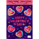 Amscan Party Valentine's Day Reusable Window Decorations  - 7 Piece Kit